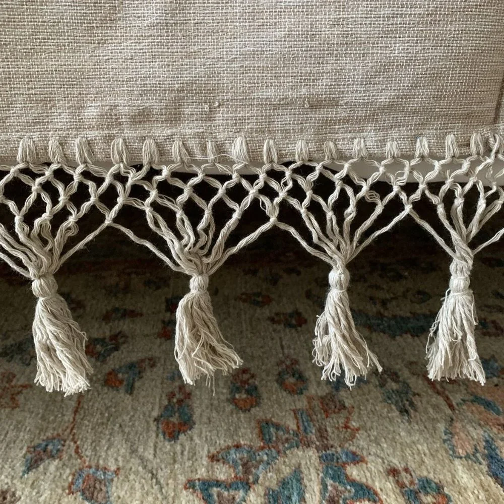 Hand Loom Queen Size Cotton Bedspread.
